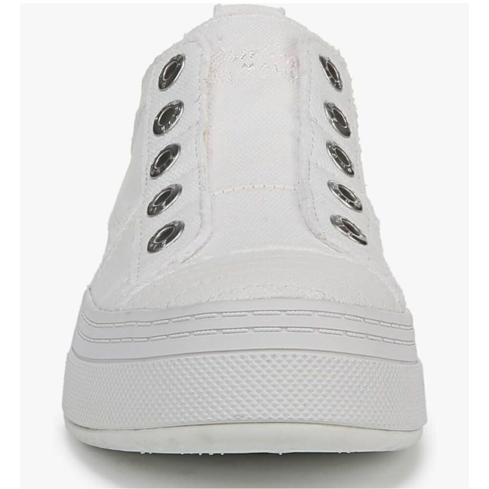 NWT 7.5 Blowfish Malibu White Platform No shoelace Laceless Memory foam Sneakers - Picture 3 of 12